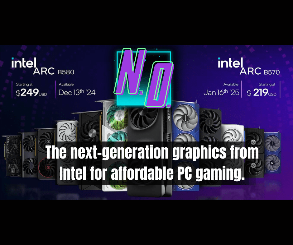 The next-generation B580 and B570 graphics cards from Intel are available for affordable PC&nbsp;gaming.